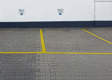 Reservierte Parkplätze